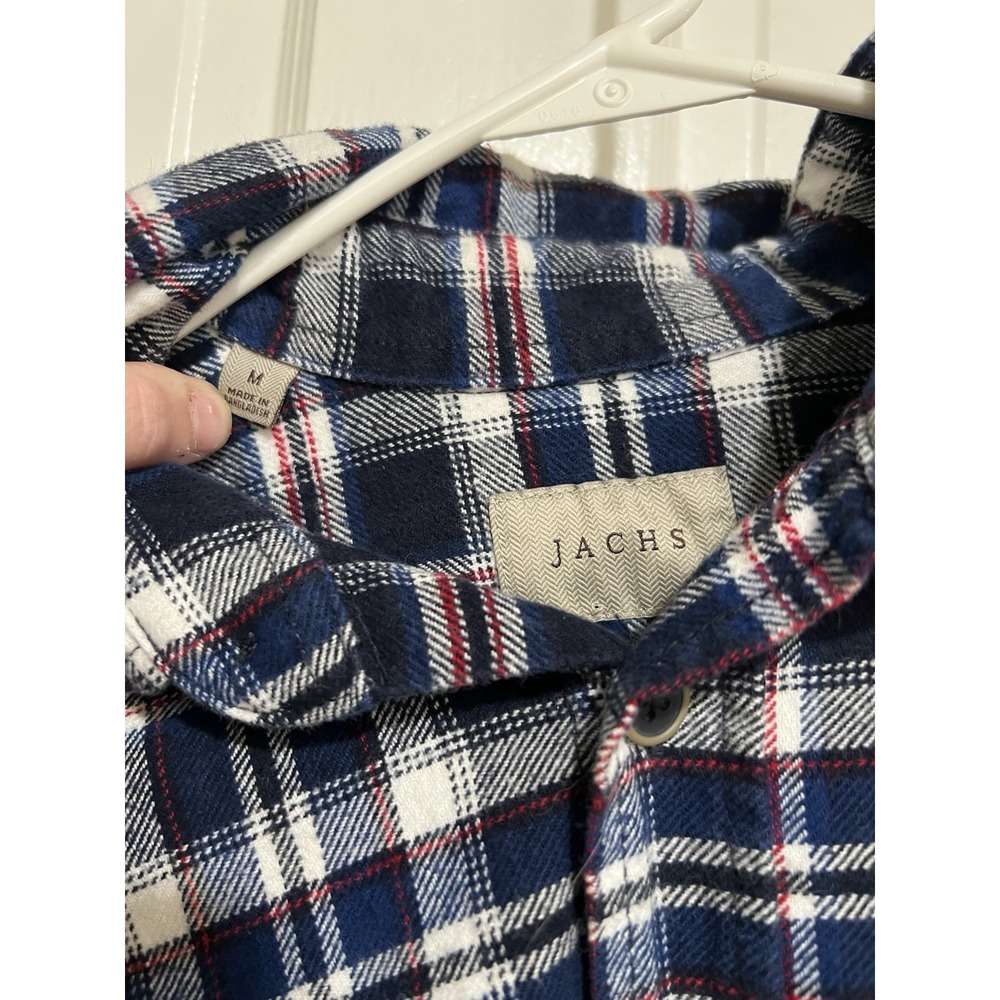 2 Jachs Men's Flannel Shirts Size Medium - Picture 7 of 7